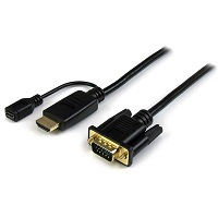 StarTech.com Cable de 1,8m Conversor Activo HDMI a VGA